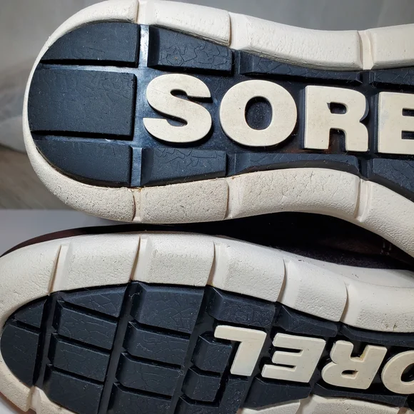 Sorel Womens Explorer Joan Waterproof Brown Leather Winter Boots Size 6 - Picture 11 of 13